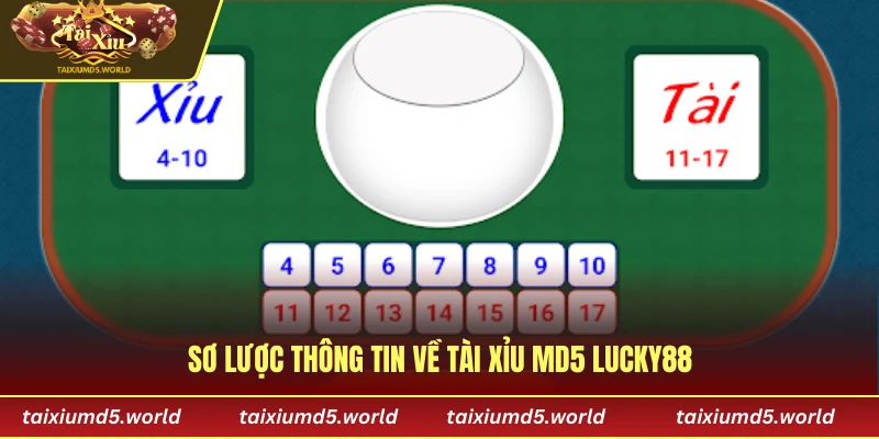 Sơ lược thông tin về tài xỉu MD5 Lucky88